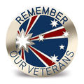 Remember Our Veterans Southern Cross Badge