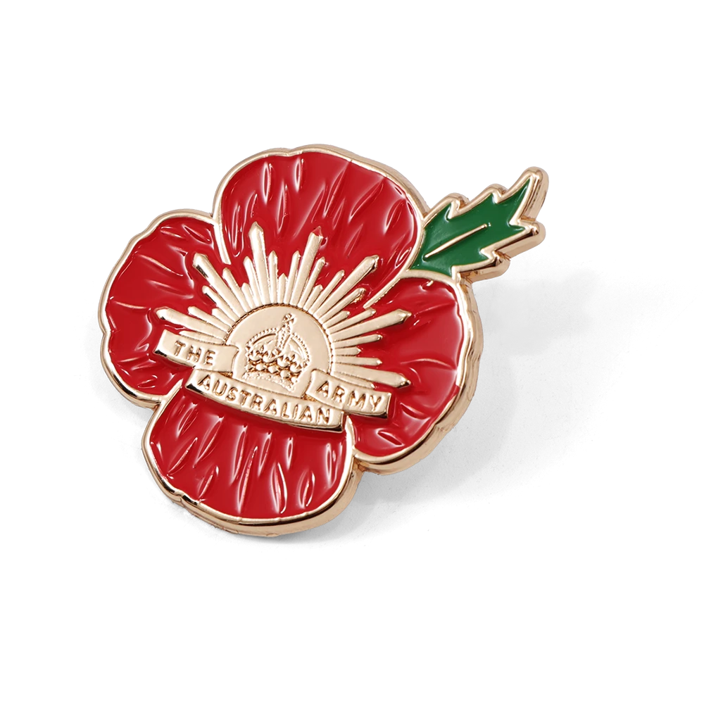 Australian Army 125th Anniversary Desk Paper Weight on a Black Background