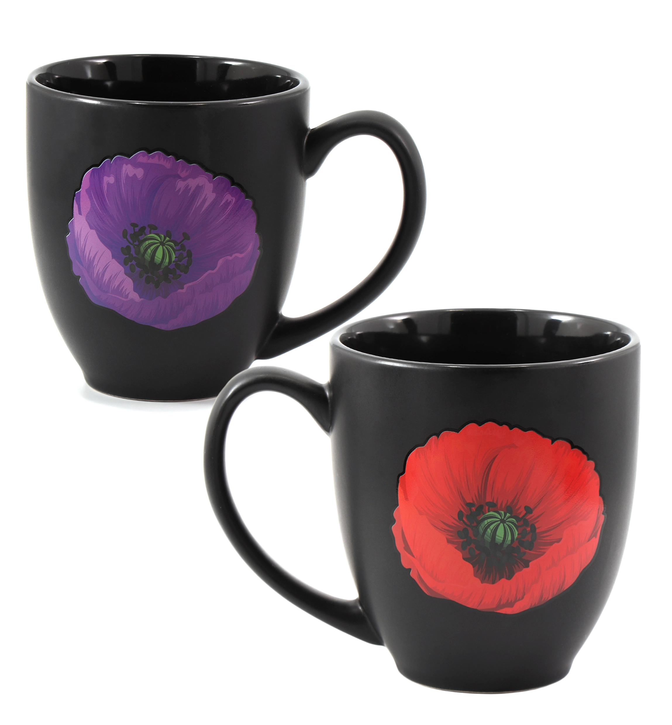 I Remember Red Poppy Mug Side View