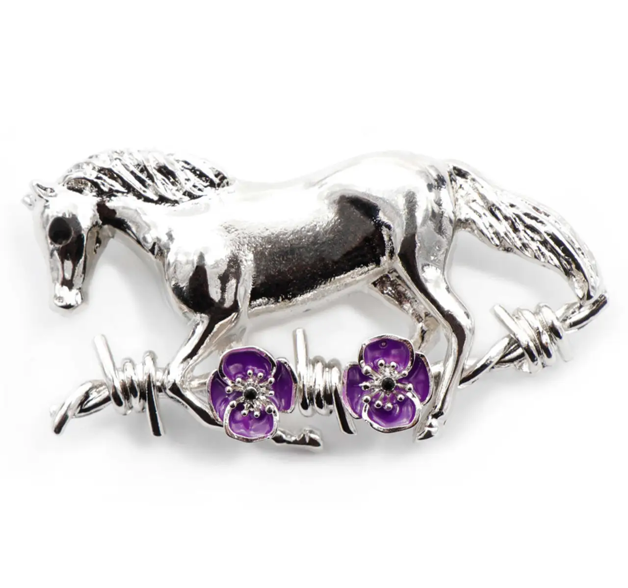 Purple Poppy Coat Pays Tribute To Animals Who Died In Conflict - Foto 6