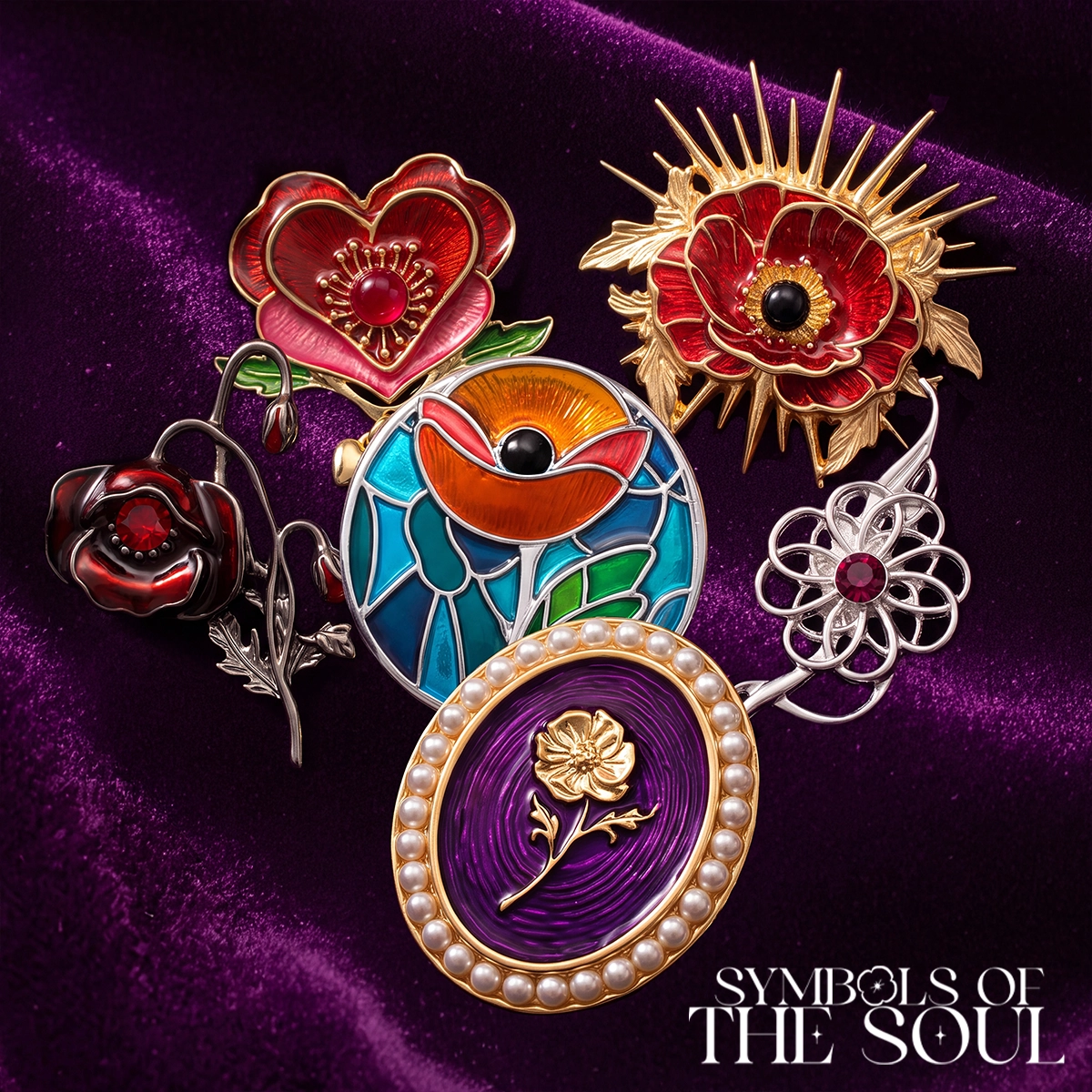 Symbols of the Soul Brooch Collection